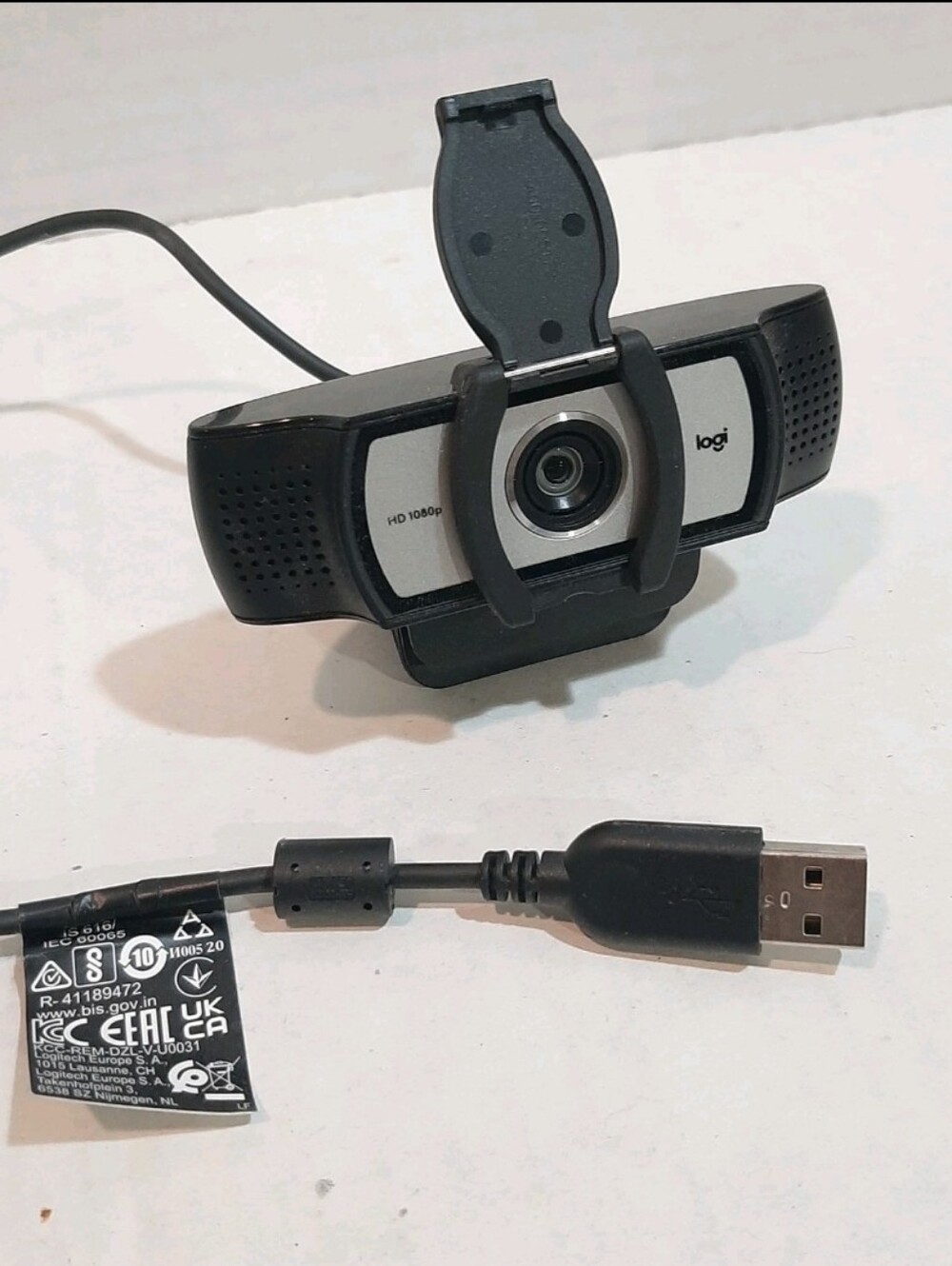 Logitech Webcam V-U0031 HD 1080p USB Connection